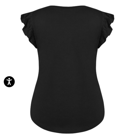 NWT- Leisure Frill- Black - Picture 5 of 6